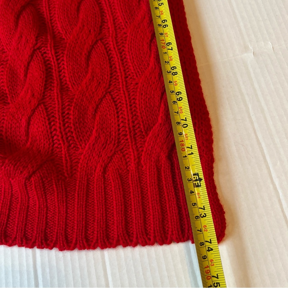 The Cashmere Project Scarf Red 100%Cashmere Valentines Gift - Picture 4 of 7